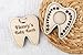 Handmade Personalized Baby Tooth Keepsake Box, Tooth Storage Box for Kid's Teeth, First Lost Tooth Holder, Tooth Fairy Box
