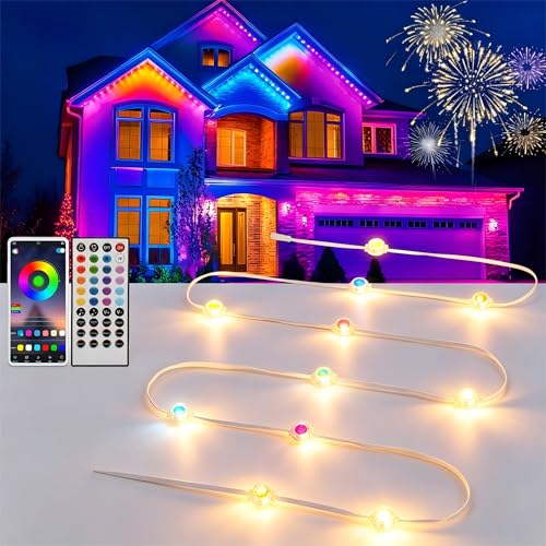 500ft Permanent Outdoor Lights for House