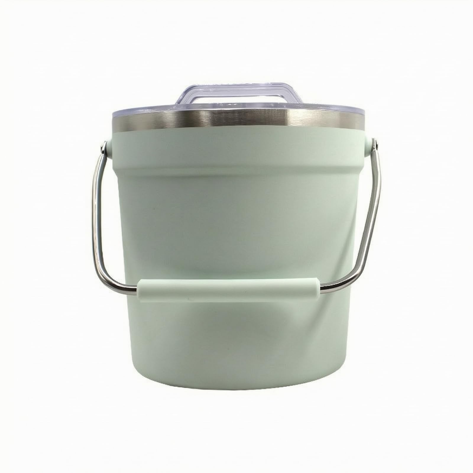 Secchiello per Ghiaccio con Pinze | In Acciaio Inox, Secchiello per Ghiaccio con Coperchio, Isolato, Tavola, Appassionati di, 4L
