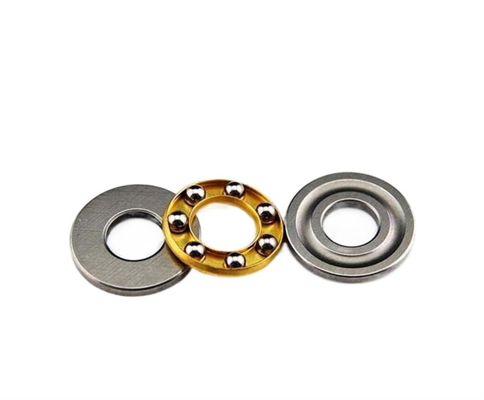 HYUJNAFZR Bimetal Seal Shield Micro deep Groove Bearing 10pcs F5-10M 5mmX10mmX4mm Axial Ball Thrust Bearing