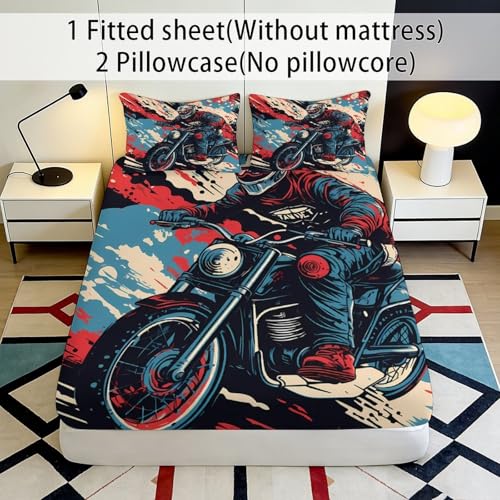 Cadeau maison moderne housse matelas 90x200 graffiti ado - 3