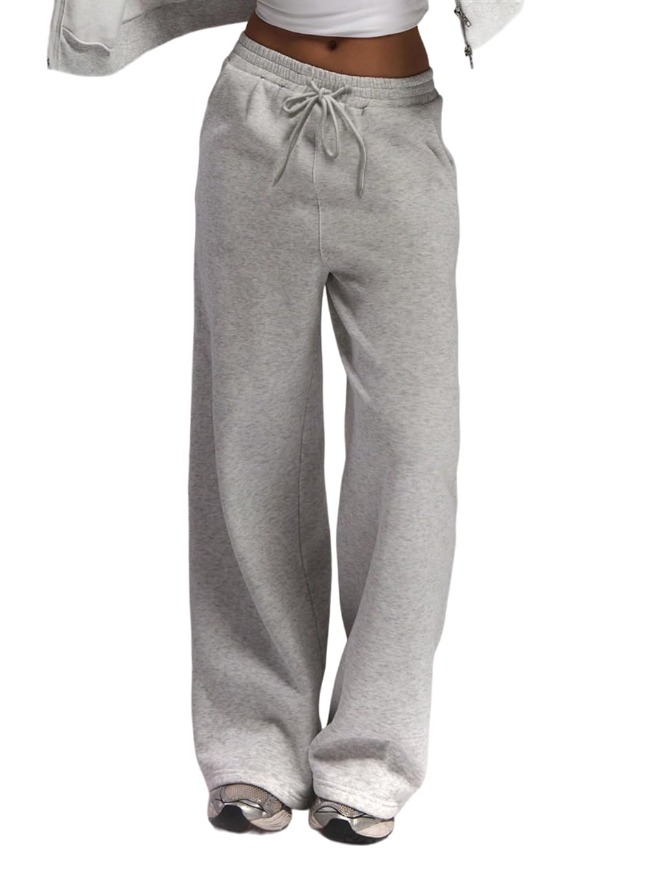 dockstreet Women's/Unisex ONESOPEN Bottom Drawstring Pure Cotton Stretchable Baggy Jogger Pants-picture-24