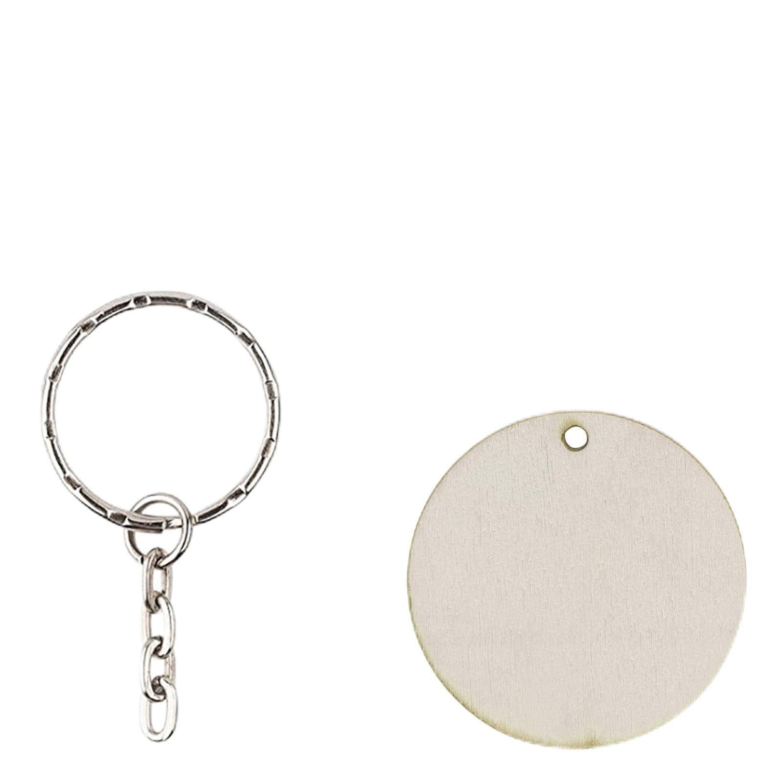 NEWFT Wood Charms for Chain Keyrings For Engraved Pendants