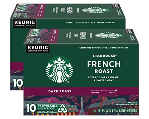 Image of Starbucks Coffee K-Cup Pods, French Roast, 10 CT