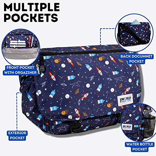 Image of J World New York Terry Messenger Bag for Women Girls School Kids