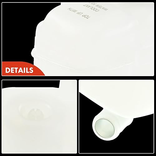 Miniatura 7 de A-Premium Tanque de depósito de recuperación de desbordamiento de refrigerante del motor con tapa compatible con Volvo S60 2001-2009, S80 1999-2006,