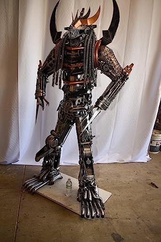 Escultura Robot de Metal NIFAO 82 in Alto 250 lb miniatura 5