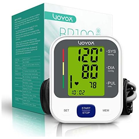 VOYOR Tensiómetro de Brazo Digital con Gran Pantalla LCD Cover