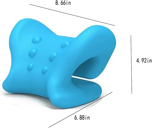 Miniatura 2 de Relajante de cuello y hombros, almohada quiropráctica, alivio del dolor de ATM, espuma firme, alineación de columna cervical, almohada quiropráctica