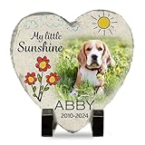 Pawfect House Dog Memorial Stone Personalized with Photo, Cemetery Decorations for Grave, Pet Loss Sympathy Gift, Pet Grave Markers Dog, Remembrance Gifts, Bereavement Gifts