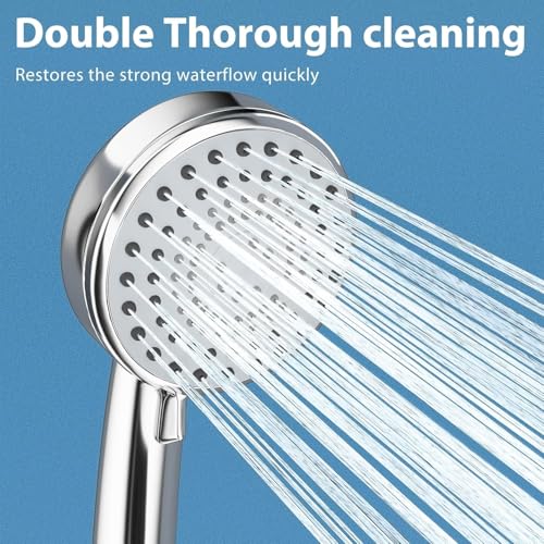 Image of Lumkew Shower Head Cleaner Tools Small Hole Cleaning Brush (20, Yellow) | Green, Tiny Nozzle Deposit Removal Picks Tool