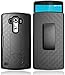 LG G4 case, E LV LG G4 (HOLSTER) Case Cover - Full Body Protection Belt Clip- case cover forLG G4 with 1 microfiber cleaning cloth- BLACK
