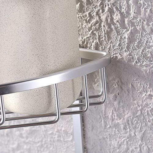 Estantes triangulares de aluminio multifuncional con doble capa 5