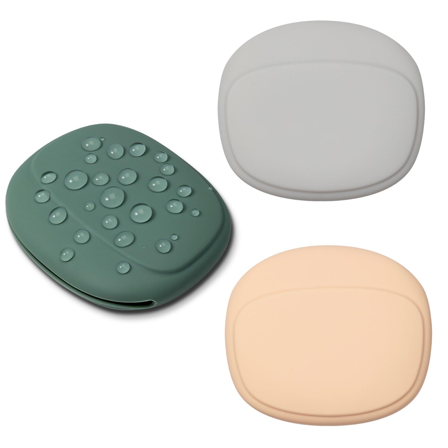 Photo 1 of 3Pcs Silicone Headphone Organizer,Earbud Case,3Pcs Data Cable Storage Case,Silicone Pouch for Earbud,Mini Key Box-Portable Wired Headphone Organizer (3)