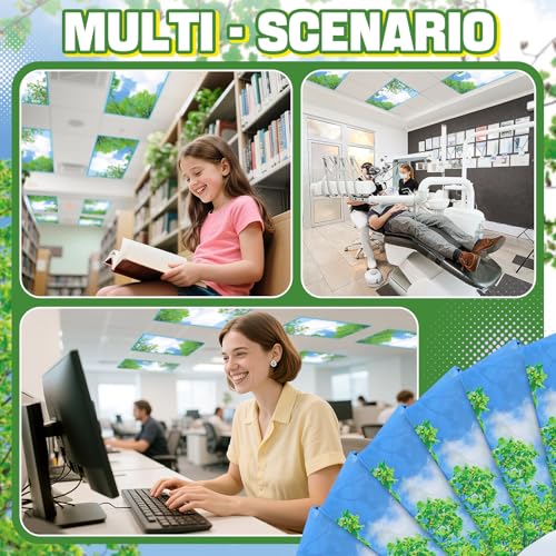 Eliminar el deslumbramiento duro usando cubiertas de luz fluorescente 4x2 7