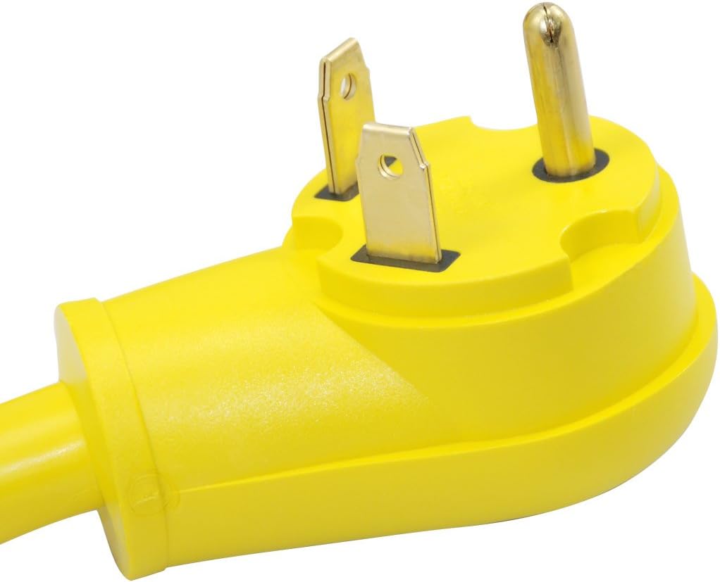 Conntek 14435 RV Power Cord, RV 30-Amp to 50 Amp Locking (25 Feet) : Sports & Outdoors