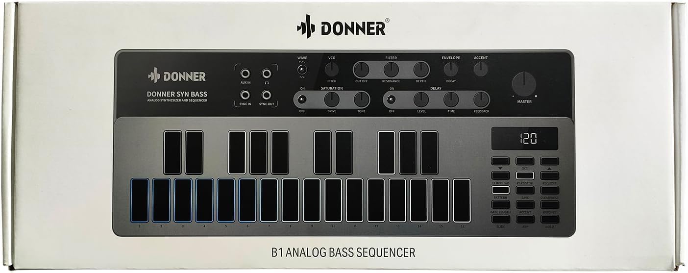Donner B1 connected to external gear
