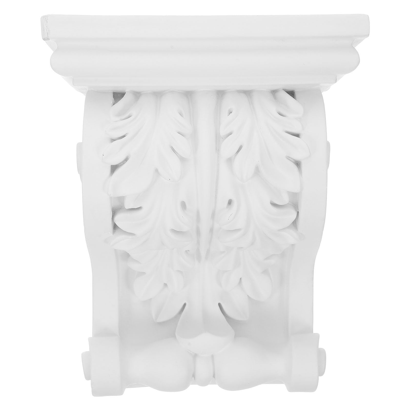 Soporte de viga de PU cortable y pegable para decorar techos con ménsulas blancas 8