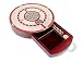 House of Cribbage - Round Shape 4 Tracks Continuous Cribbage Board Bloodwood / Maple with Push Drawer & place for Skunks, Corners & Won Games