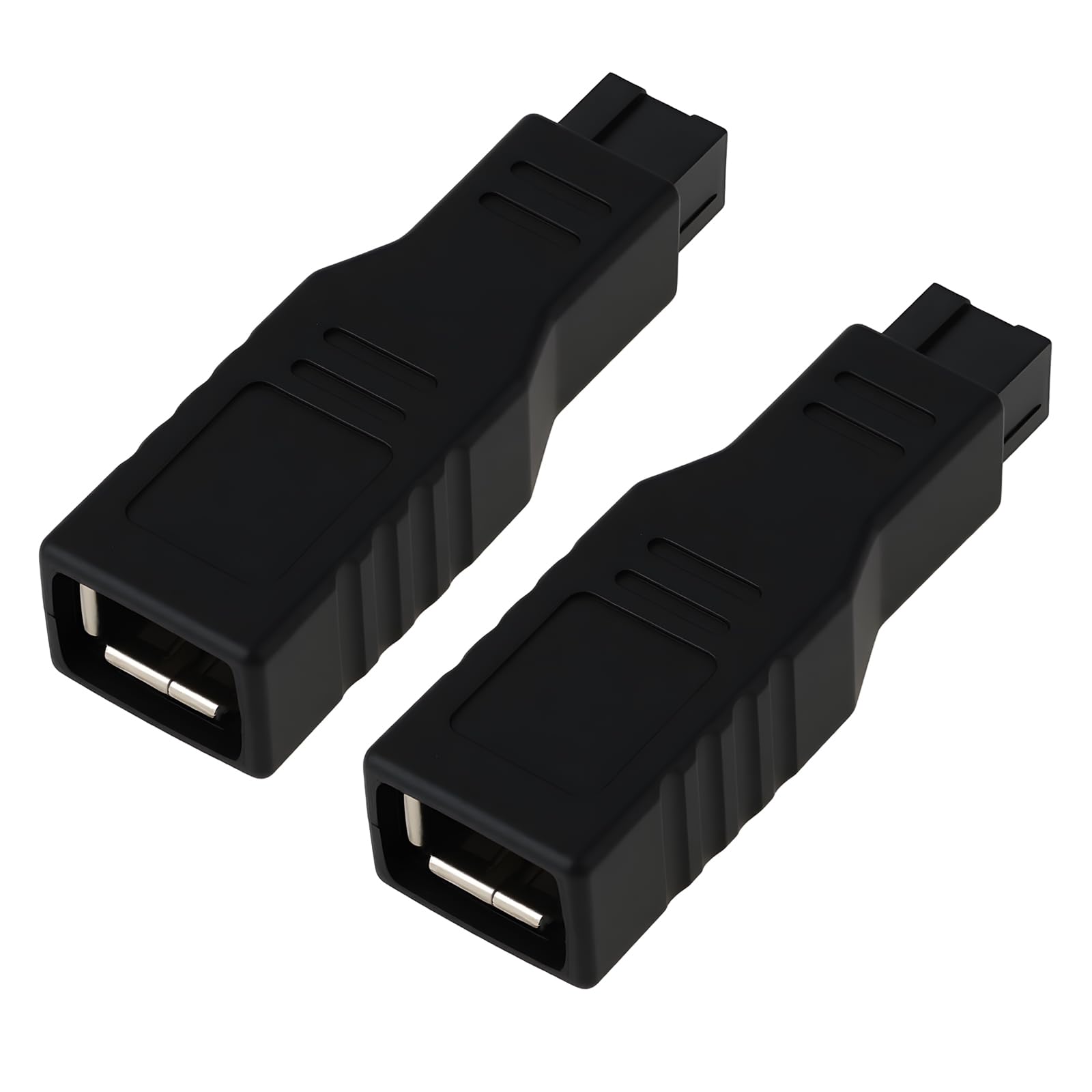ECSiNG Lot de 2 Convertisseurs IEEE1394 6 Broches Femelle vers 9 Broches Mâle Compatible Firewire 400 800