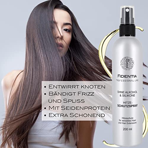 Foto von Fidentia Hitzeschutzspray | Ohne Alkohol & Silikone (200ml)