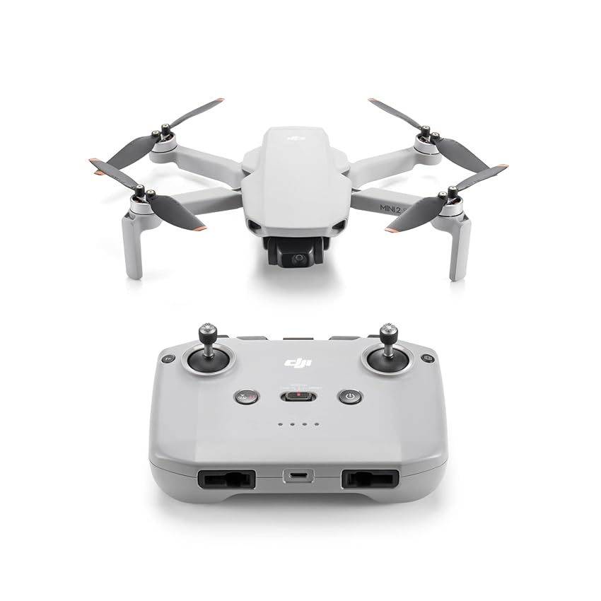 Immagine del prodotto DJI Mini 2 SE, mini drone con fotocamera leggero e pieghevole, video in 2.7K, modalità intelligenti, trasmissione video fino a 10 km, 31 min di volo, meno di 249 g, pratico e intutivo per fotografia