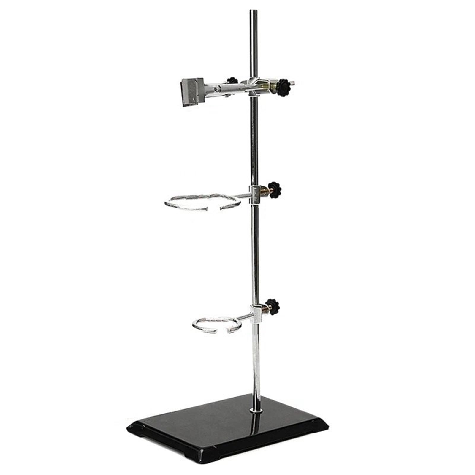 Stojak RETORTACJA Stojak żelaza 50 cm z zaciskiem klipu laboratoryjne Stand Stand School Education Setties stojak laboratoryjny