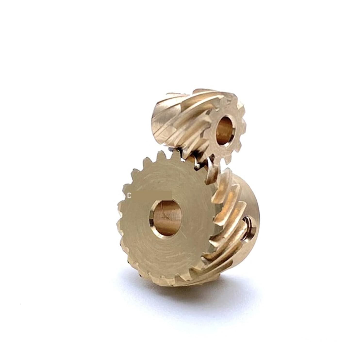 1pcs 0.5M 10T-30T 45 Degree Left-Handed Helical Gear Staggered Angler Gear Set(4mm,15 Teeth)