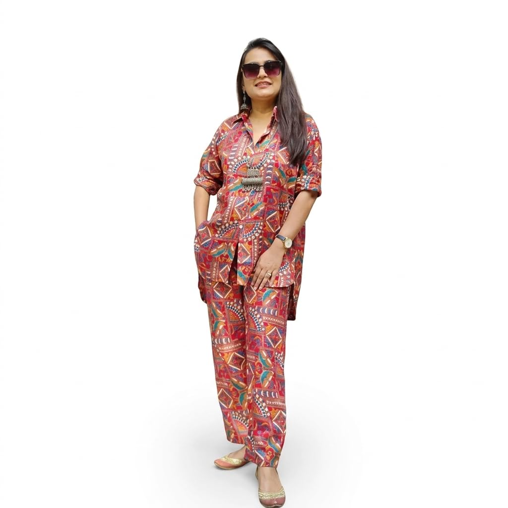 Women’s Cotton Printed Co-Ord Set-picture-46
