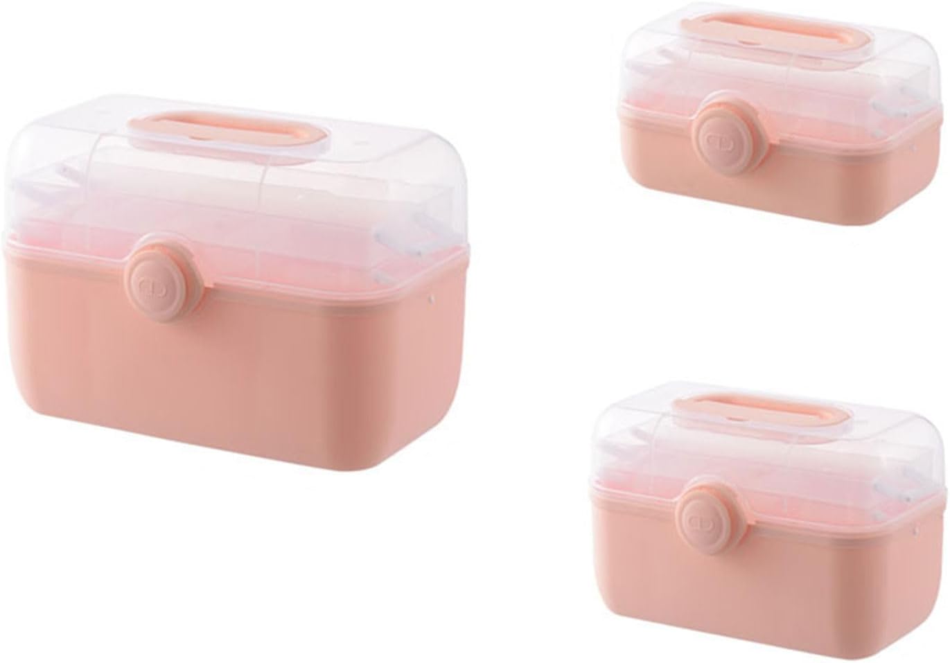 Storage Box With Handle Portable Organize Household For Indoor Outdoor Camping Organization