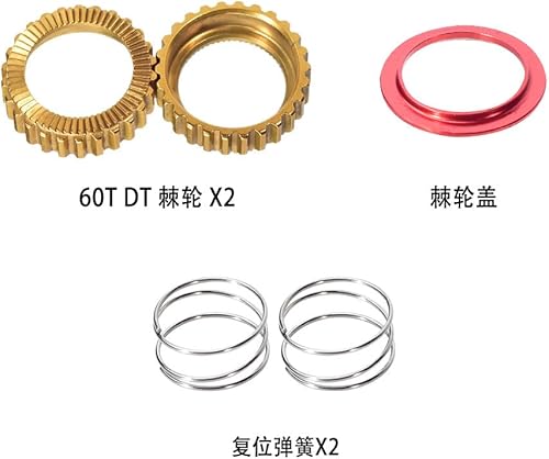 Miniatura 2 de FOVNO Bicicleta Hub Star Ratchet 60T Bike Hub Kit de servicio de trinquete para DT Swiss 180 190 240S 340 350 440 540 Sistema de parcheo Freehub