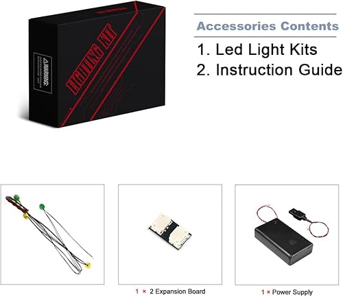 Miniatura 2 de BrickBling Kit de luces para Lego Mine-Craft The Frog House Set 21256, iluminación creativa compatible con Lego Frog House, gran regalo para niños