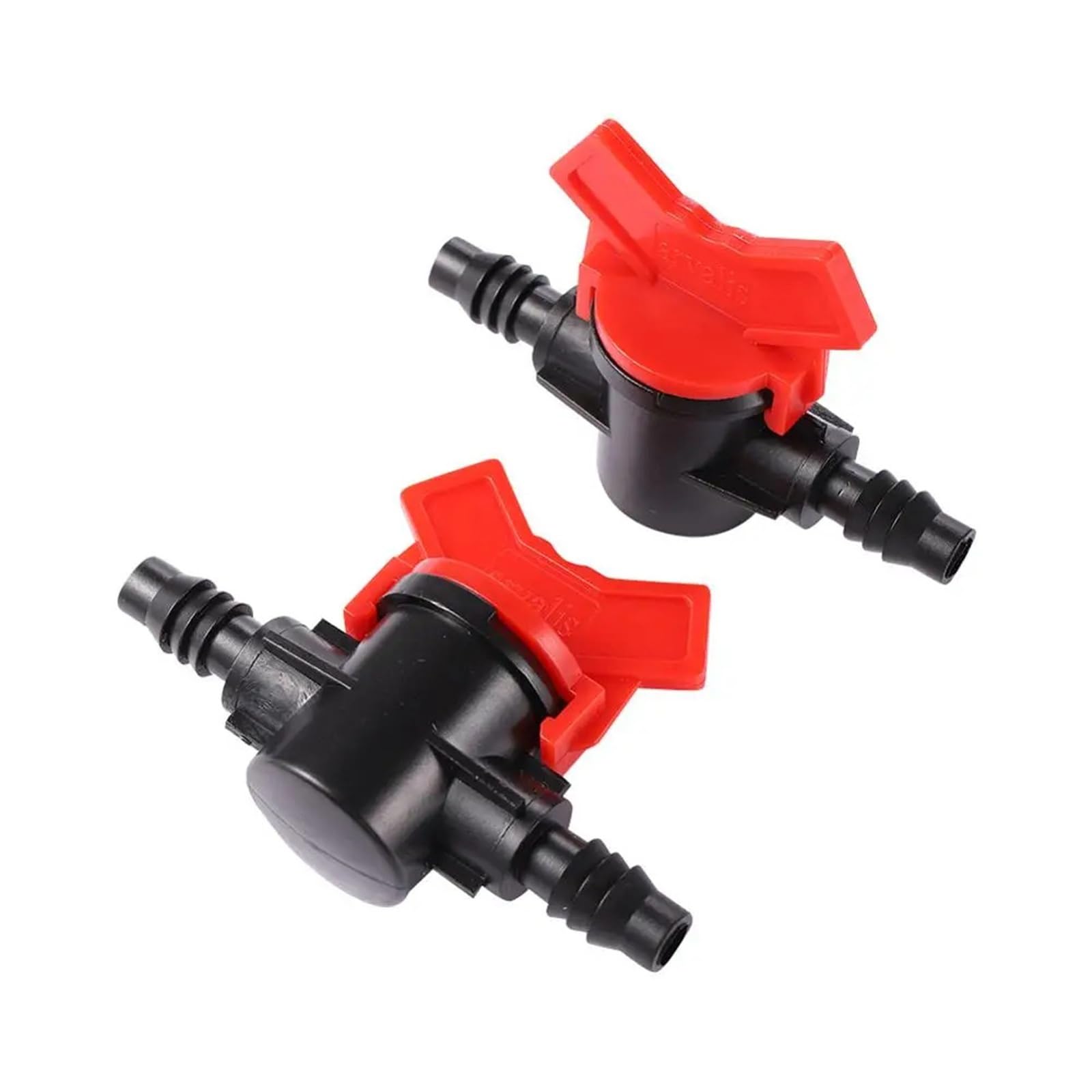 Válvula de paso recto de 3/8 para reparar fugas en mangueras de riego de 8 mm y 11 mm