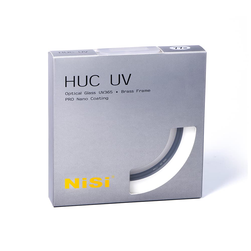 NiSi Filtro UV HUC de 58 mm | Filtro UV con marco de latón nanorecubierto