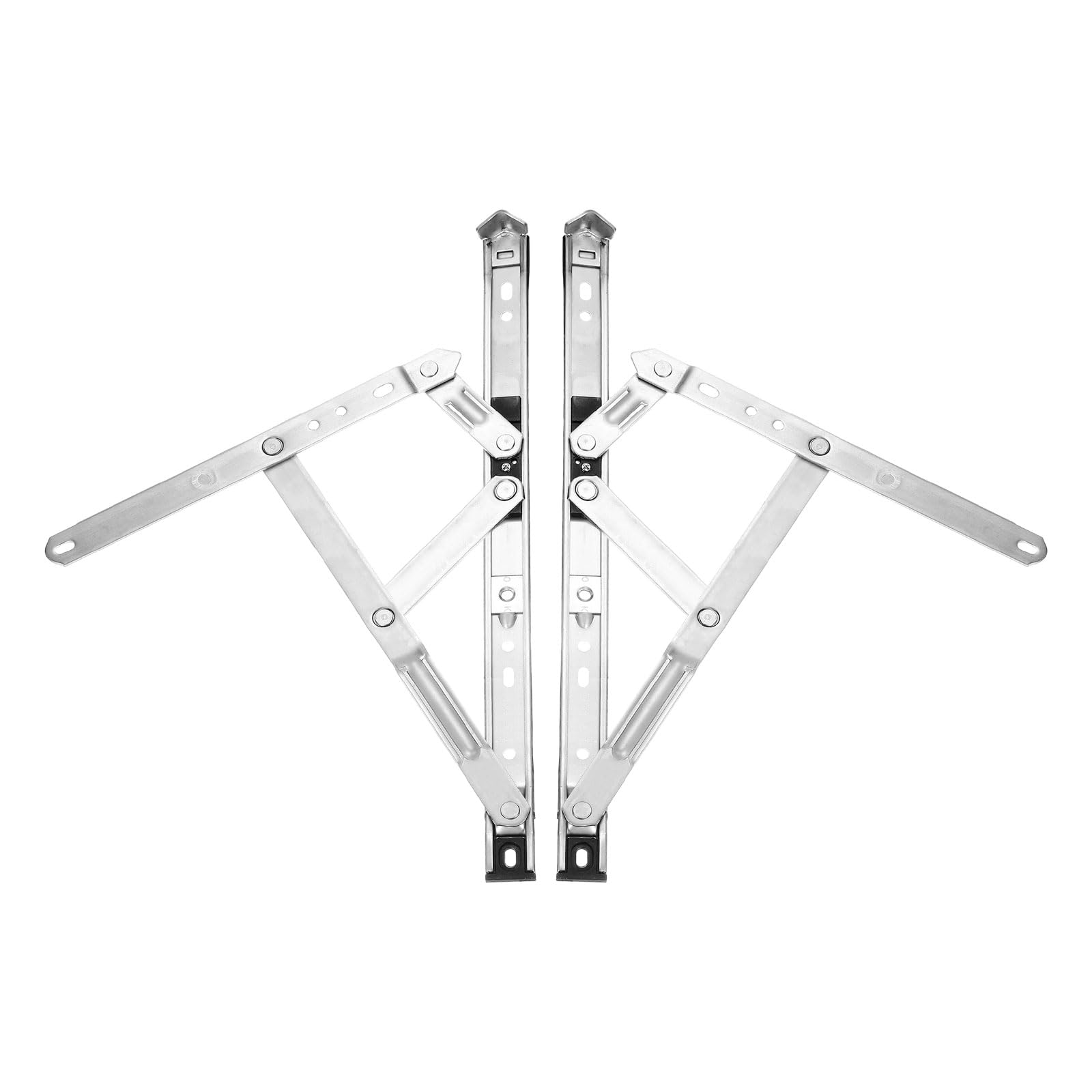 Charnière de fenêtre dissimulée 35,6 cm uxcell, compas d'auvent en acier inoxydable