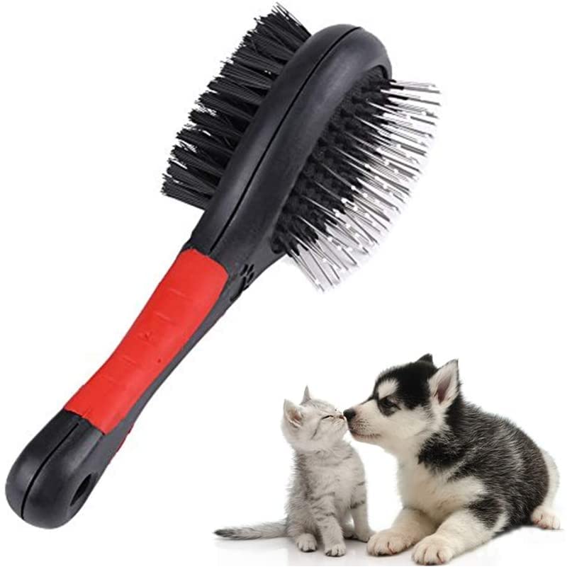 THE DDS STORE Dog Brush and Cat Brush, Pet Grooming Comb, 2 Sided Bristle and Pin for Long and Short Hair Dog, Removing Shedding Hair (LARGE) (B0BKSQCB53) Amazon Price History, Amazon Price Tracker