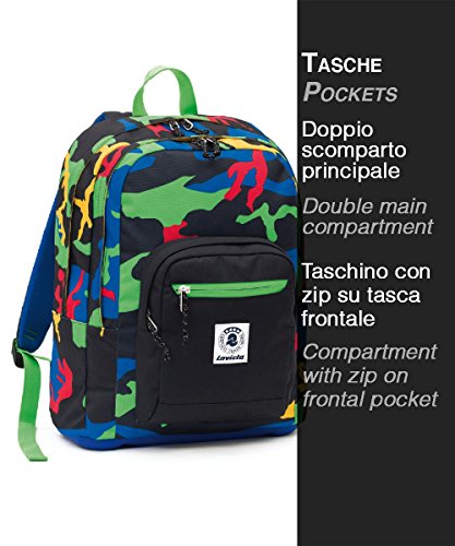 Invicta ZAINO FORMAT - Verde Camouflage - tasca