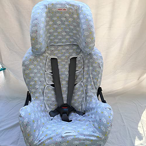 MOON-BEBE Funda para Silla de coche Klippan Kiss 2 Y KLIPPAN PLUS (Blanco)