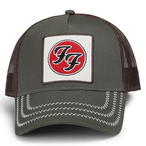 Amplified - Casquette de baseball Trucker avec fermeture à rabat réglable, respirante, Taille Unique – vue 2