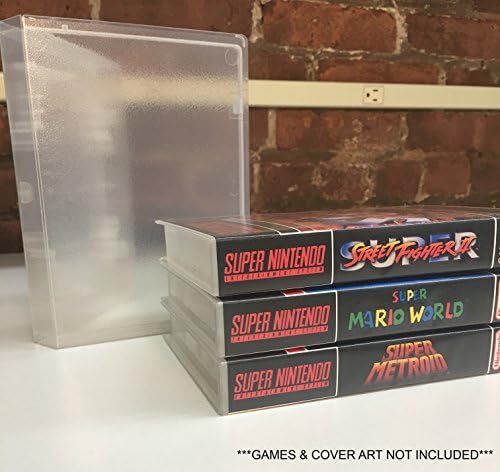 Universal Video Game Case with Full Sleeve Insert (10-pack) - Super NES