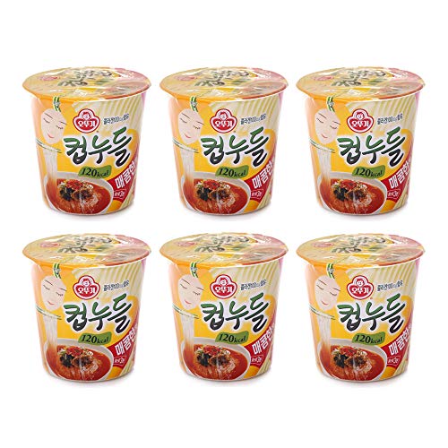 [Ottogi] Cellophane Noodles Cup Ramen Hot & Spicy 6 sets / Korean food / Korean ramen / Korean Noodle Soup (overseas direct shipment)