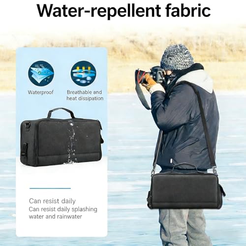 Estuche para cámara digital con protector engrosado y compartimentos portátiles 2