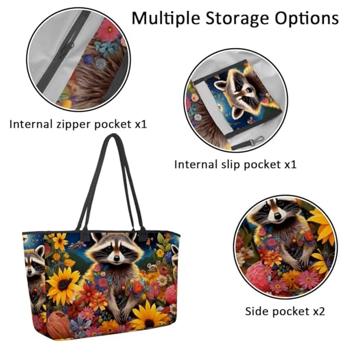 Large Beach Bag for Women, Vintage Map Anchor Starfish Coral Travel Tote with Pockets Waterproof Shoulder Handbag2