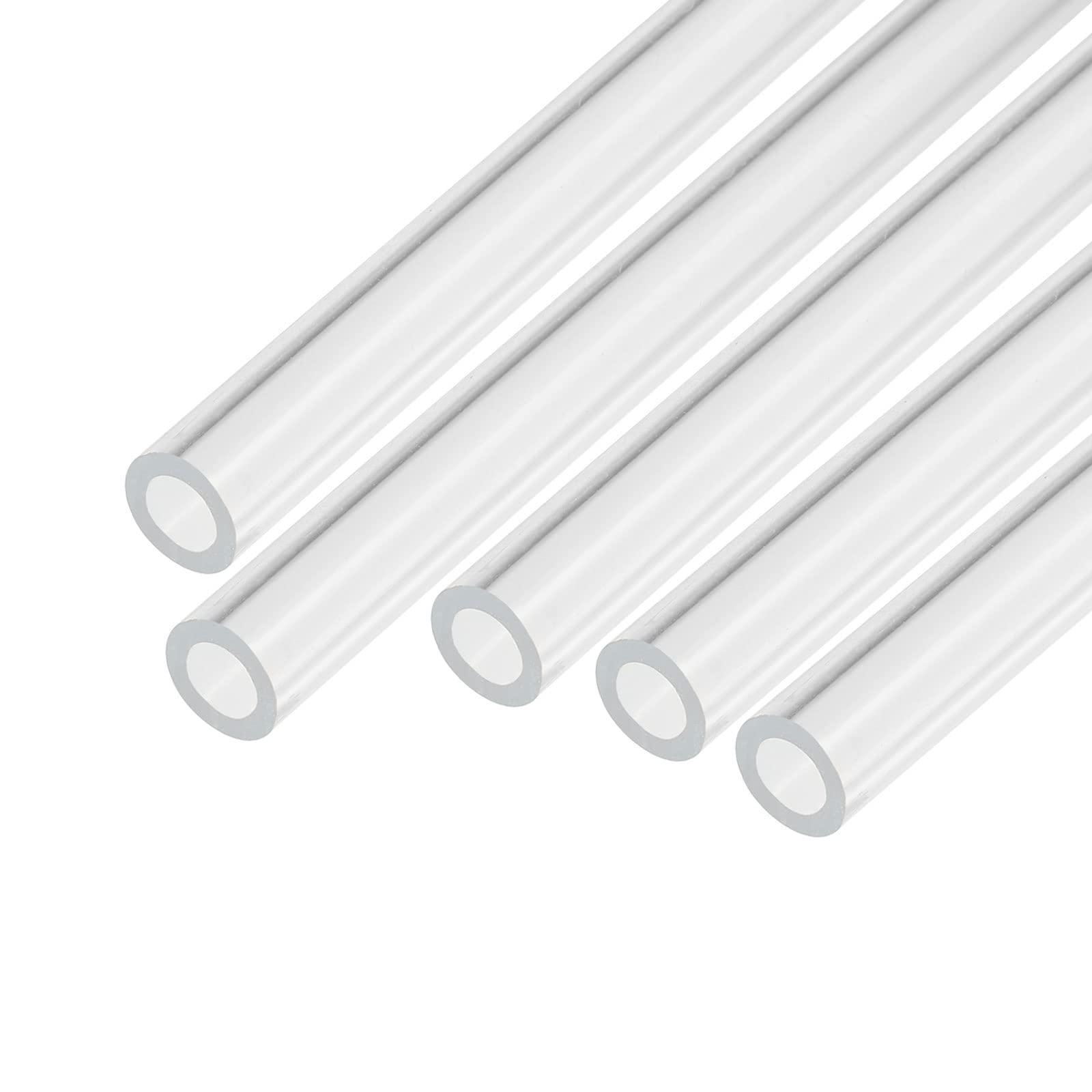 Tube rigide en acrylique 6 mm x 10 mm à haute transparence pour watercooling de PC - 9 pcs