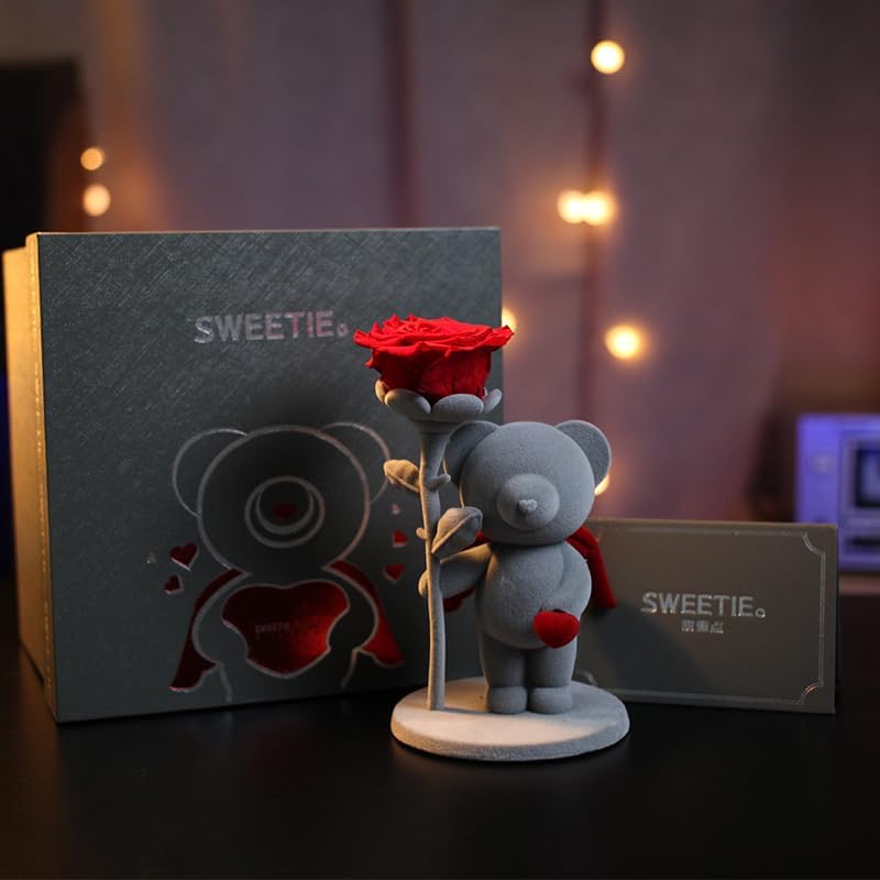 Bear Ornament Eternal Flower