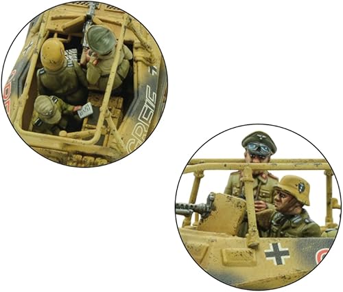 Miniatura 6 de Warlord Bolt Action SD.KFZ (Alte) Miniaturas de mesa de media pista 156 - Juego de soldados de la Segunda Guerra Mundial en miniatura pintables de