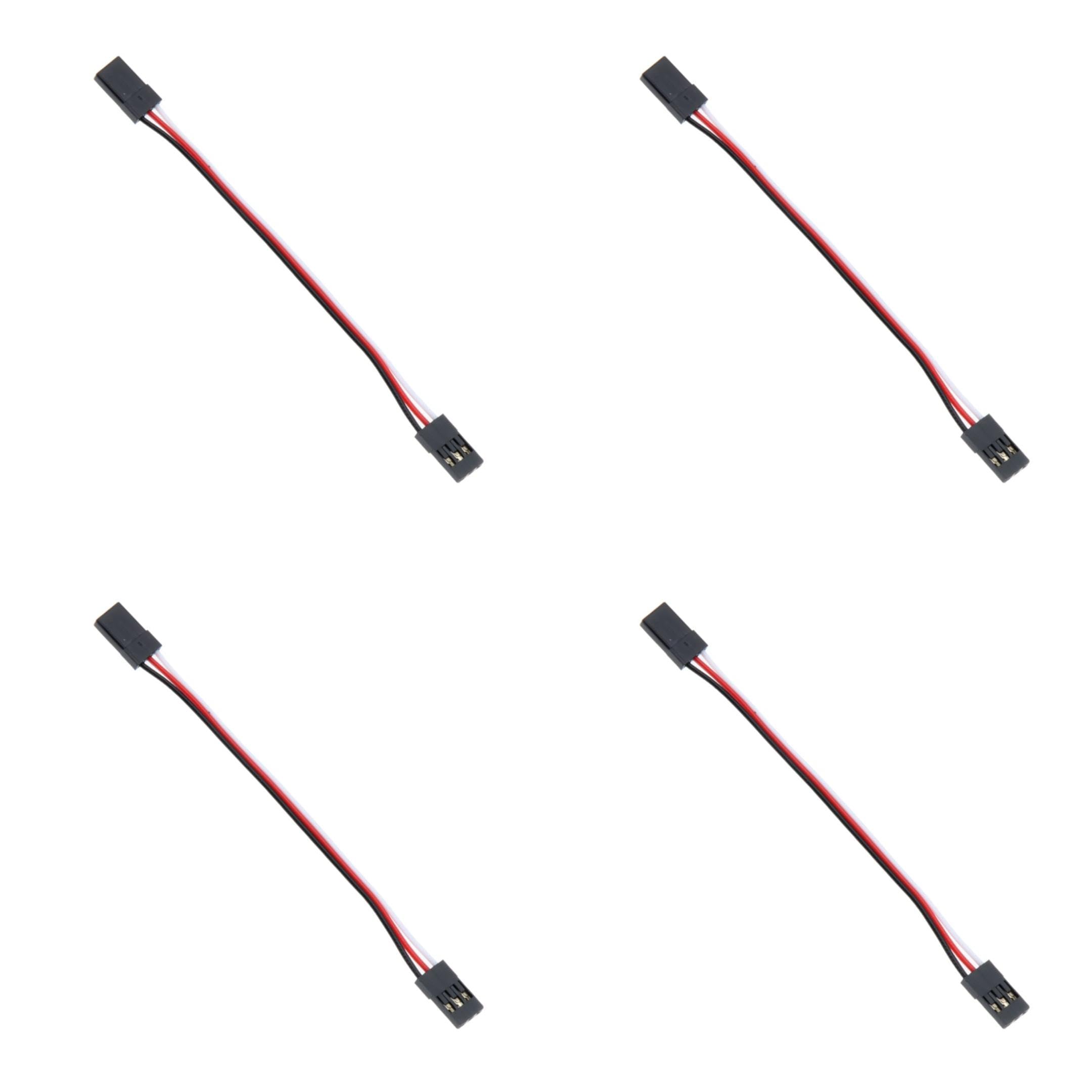 (4 pc) Pro3D 10cm JR Male to JR Male Servo Extension Wire-image-26