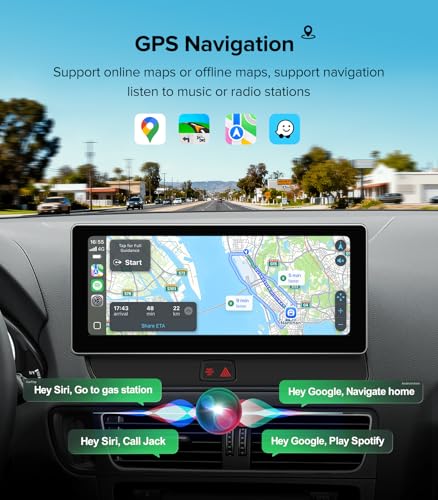 Radio Multimedios Linux Carplay 10.25" para Audi Q5 2009-2017 miniatura 5