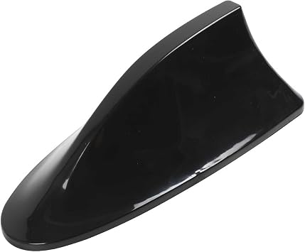 Car Shark Fin Antenna Cover for Toyota Camry IX XV80 2023 2024 2025, Shark Antenna Plastic Car Roof Decoration Antenna Cover Car Accessories,A-Black