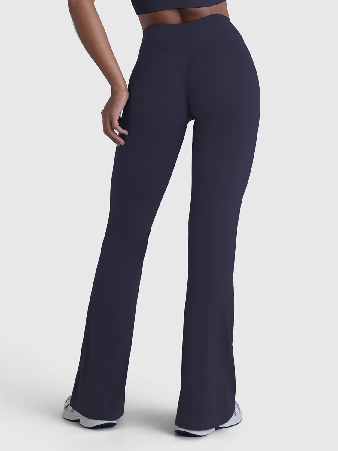 Sunzel Women's Butt Lifting Flare Leggings High Waisted No Front Seam Tummy Control Workout Gym Yoga Pants Flared Bottoms - Image 2